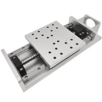 Table de guidage linéaire robuste de 192 mm de large, module de rail à vis à billes de 25 mm, table de travail électrique à charge élevée en aluminium 606 KR192