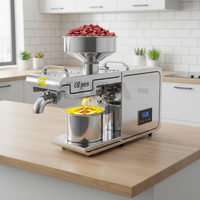 Dubbele Schroef Palmolie Persmachine 30 Kg/u Automatisch voor de verwerking van palmvruchtkernolie