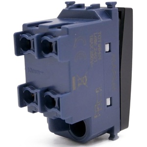 Invertisseur monophasé avec voyant lumineux noir compatible avec Vimar Arke - Product Image 2