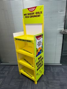 Chất lượng cao 4 tầng hiển thị Kệ tùy chỉnh cao cấp PP nhựa bán lẻ Giải pháp lưu trữ cho chương trình khuyến mãi - Product Image 2