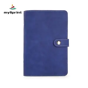 Myliprint Costura Encadernação Notebook Folhas Grosso Macio Couro PU A4 Academic University Student Record Notebook Journal