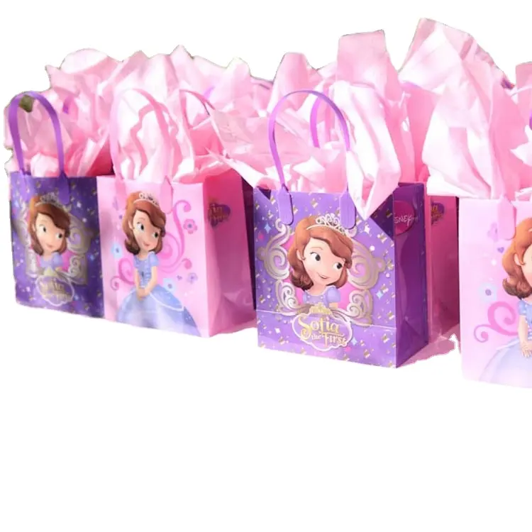 Personalizado etiqueta de la bolsa de papel de regalo con mango de Papel Kraft de paquete de alimentos de impresión Offset de las mujeres de embalaje de ropa