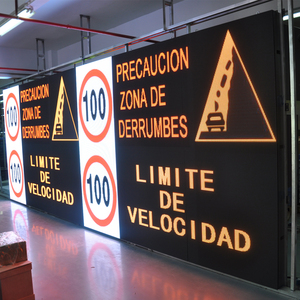 Nhà Máy Nhà sản xuất ngoài trời dẫn Màn hình giao thông của độ sáng cao biến tin nhắn dấu hiệu hiển thị (VMS) cho an toàn đường bộ - Product Image 1