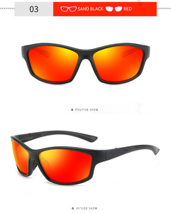 Người đàn ông của biểu tượng tùy chỉnh HD phân cực Kính mát Châu Âu Hoa Kỳ mát mẻ Màu sắc ánh sáng trọng lượng UV400 quang Windproof cho ngoài trời - Product Image 6