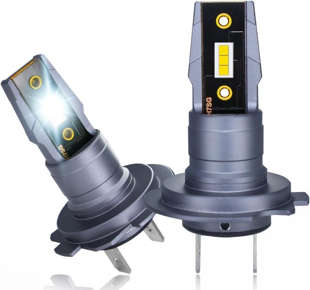 Mini LED Bulb Lights for Auto Lighting Systems 12V H7/H4 Headlight Bulbs IP65 Waterproof 280 Beam Angle Compatible Crown HILUX