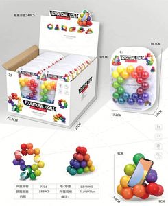 2023 New Fidget Colorful Board Games Free Rotation Variable Shape Educational <b>Puzzle</b> Ball Stress Relief Toys - Product Image 6