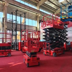 Mini Selbst fahrende Hebebühne 4-20m Hub bühne Elektrische hydraulische kleine Scheren bühnen - Product Image 5