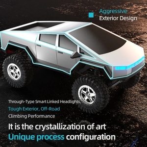 JJRC C8818 รถของเล่นจำลองเทสล่ารุ่นใหม่ ขนาด 1:18 ตัวถังสูง ไฟอัจฉริยะเชื่อมต่อได้ รถไซเบอร์ทรัคบังคับวิทยุ สำหรับวิ่งออฟโรด - Product Image 3