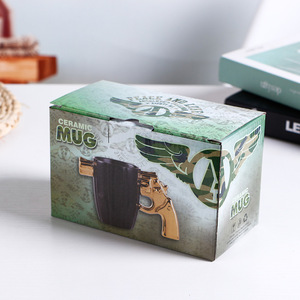 Tasse en céramique 3D en forme de revolver, personnalisable, pour café ou eau, vente en gros, offre spéciale - Product Image 4