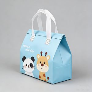 Sacs isothermes personnalisés OEM imprimés, emballages alimentaires à emporter, sacs de livraison en PP laminé non tissé pour thé au lait, café, gâteaux - Product Image 4