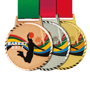 Produttori di medaglie all'ingrosso 3D premio in metallo trofeo oro argento bronzo medaglia sport personalizzati medaglie di badminton - Product Image 4