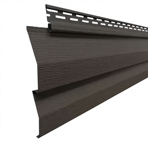 Panneau de revêtement mural en vinyle PVC 9,84 x 157,48 po 1,1 mm résistant à l'humidité pour l'extérieur, décoration murale extérieure de maison - Product Image 3