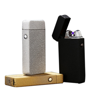 Encendedor de Plasma USB de Metal para fumar, Camping, doble arco, chimenea al aire libre, vela, encendedor de Pipa, encendedor clásico a prueba de viento - Product Image 3
