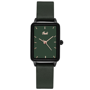Reloj minimalista para estudiantes, reloj de pulsera cuadrado de cuarzo, reloj de nicho para mujer, venta al por mayor - Product Image 5