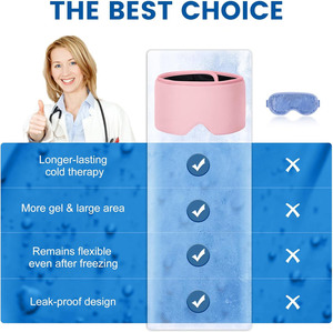 <b>Ice</b> Cold <b>Packs</b> <b>for</b> <b>Eye</b> Cooling Relief <b>for</b> Puffy <b>Eyes</b> Headache Migraines Style Dry <b>Eyes</b> Therapy Large Gel <b>for</b> <b>Eye</b> Comfort - Product Image 2