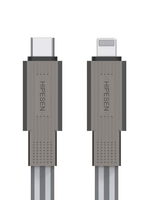 Kabel Data USB Type-C Pengisian Cepat 60W 100W Berkualitas Tinggi, Dapat Disentuh, 12V 5A, Lampu LED, Kabel Data Silikon