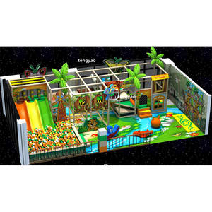 Équipement <span class=keywords><strong>de</strong></span> terrain <span class=keywords><strong>de</strong></span> jeux intérieur/extérieur personnalisable TONGYAO, aire <span class=keywords><strong>de</strong></span> jeux souple avec toboggan, structure d'escalade, tuyau en acier galvanisé 500 kg - Product Image 5