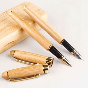 Juego de Bolígrafos de Bambú Personalizados - Bolígrafos de Madera Grabados a Medida para Regalos Corporativos y Artículos Promocionales - Product Image 2