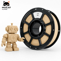 Filamento para Impresora 3D con Efecto de Madera, Material PLA para Crear Figuras de Robots Mecha con Madera PLA y Madera Clara