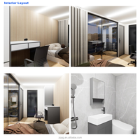 Maison capsule écologique de style cabane en forme de pomme verte, bâtiment modulaire réutilisable pour hôtel et usage extérieur, design respirant