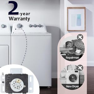 W10745655 W10857612 <strong>Dryer</strong> Timer Compatible With <strong>Dryer</strong> NED4655EW1 | YNED4655EW0 4KNED3100JW0 - Product Image 4