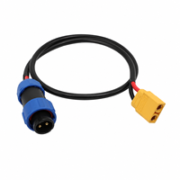 Câble adaptateur d'alimentation CC étanche personnalisé 16AWG SP21 à 2 broches mâle aviation vers XT60 femelle pour station d'alimentation portable