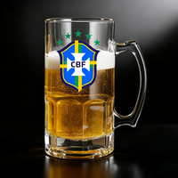 Vente en gros de mugs à bière gravés au laser, personnalisés, durables, 1 litre (1000 ml), verres à boire pour bar, maison, fête