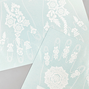 Tatuaggi Temporanei Personalizzati per Bambini, Motivi Natalizi e Festivi, Sicuri e Impermeabili, Stile Henna, Decorazioni per il Corpo - Product Image 6