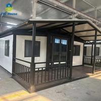 Maisons préfabriquées extensibles prêtes à l'emploi pliables pliantes minuscules mobiles portables pop-up conteneurs d'expédition maisons prêtes à être expédiées living
