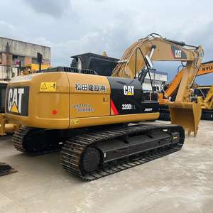 Excavadora de orugas CATERPILLAR de Japón, pala de movimiento de tierras CAT 20ton, 320D 320 320GC, motor de 6 cilindros, excavadora usada - Product Image 3