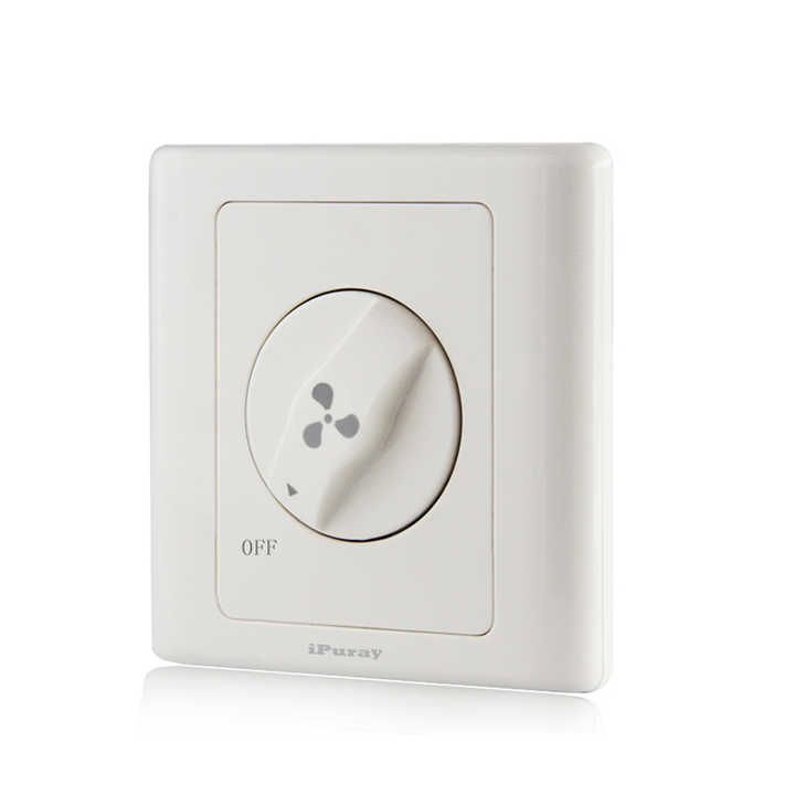 Hot selling smart wall mount rotary fan speed control switch