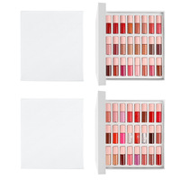 24 pièces ensemble de rouge à lèvres boîte-cadeau Kit de rouge à lèvres mat kit de brillant à lèvres scintillant en gros vendeur de brillant à lèvres transparent