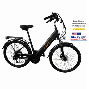 Step Through Ebike Skinny Electric Bike for Women VOMO CS20 Urban Electric <b>Bicycle</b> 250w Battery 36v Eu Warehouse - Product Image 4