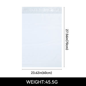 Bolsa de <span class=keywords><strong>Correo</strong></span> de Polietileno RUIQI de Gran Tamaño, 60*70cm, Autosellable, Impermeable, Ecológica, Resistente al Polvo, para Empaque de Ropa - Product Image 2
