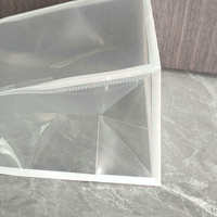 Sac fourre-tout transparent en PP de qualité supérieure, personnalisable, best-seller, vente en gros, imperméable, pour le shopping et le rangement d'articles