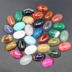 หินหยกธรรมชาติหินกึ่งมีค่า20x30มม. <span class=keywords><strong>รูป</strong></span>ไข่ควอตซ์หินโมราเทอร์ควอตซ์หินมาลาไคต์เทอร์ควอยซ์ - Product Image 2