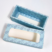 Boîtes cadeaux en papier avec fenêtre transparente imprimées sur mesure |   Boîtes en carton mignonnes à motif de patte pour jouets, collations et produits de boulangerie