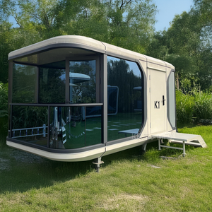 KR-K50 2 Bedroom Luxury <b>Space</b> Smart Container House with Waterproof Design <b>Light</b> Steel Structure for Outdoor Resort Use - Product Image 1