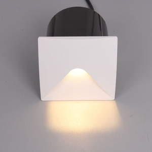 <span class=keywords><strong>2023</strong></span> prix usine nouvelle conception intégrée monté rond carré 3W IP54 aluminium led mur coin escalier pied lumière - Product Image 1