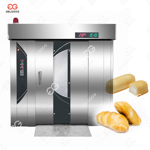 Chinese Commercial 36 Trays Single Trolley Gas Cake Oven Equipment Baguette Rotary Bakery Oven for Cakes Prices