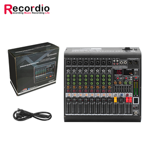 GAX-MC8 Console de mixage BT <span class=keywords><strong>8</strong></span> canaux 24 bits DSP Effet numérique Son Mixage DJ <span class=keywords><strong>Studio</strong></span> Mixeur - Product Image 6