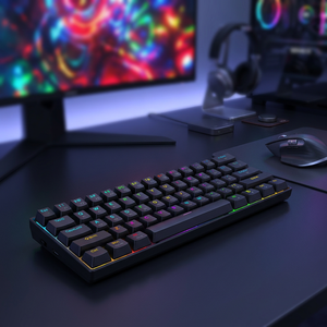 คีย์บอร์ดเกมมิ่ง SteelSeries <span class=keywords><strong>Apex</strong></span> Pro Mini HyperMagnetic Mechanical คีย์บอร์ดที่เร็วที่สุดในโลก ปรับแต่งการตอบสนองได้ - Product Image 3