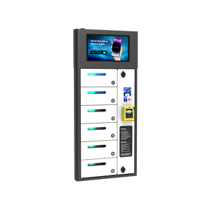 Y2 Power <span class=keywords><strong>ZEN</strong></span>, casier de recharge pour télé<span class=keywords><strong>phone</strong></span> portable mural extérieur à <span class=keywords><strong>6</strong></span> baies, avec option de paiement par carte de crédit pour écran publicitaire - Product Image 6