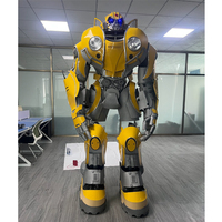 Costume de Robot de grande taille portant la lumière Led Robot de performance pour les enfants VR industrie carnaval divertissement DJ Show