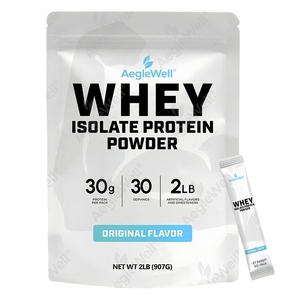 エイジェルウェル OEM ODM 100% グラスフェッド ホエイプロテインパウダー パケット 全天然ホエイプロテインパウダー 女性＆男性向け - Product Image 1