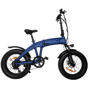 Mini-moto pliable 7 vitesses avec moteur arrière sans balais, cadre en aluminium, pneu neige 20 pouces, batterie 48V 12.8Ah, vélo électrique JYOP-EB05 - Product Image 2