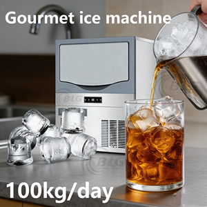 Macchina per Ghiaccio Commerciale BLG, Produzione 100kg/giorno, Ghiaccio a Scioglimento Lento, Cubetti da 25g, per Casa, Feste, Bar, Caffè, Best Seller - Product Image 2