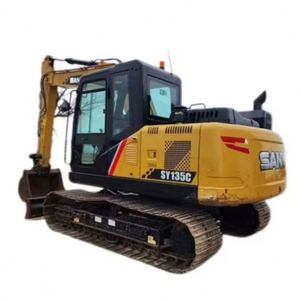 Excavadora Usada SY135C Nueva de 13 Toneladas con Certificación EPA y CE, con Bomba de Motor y Sistema Hidráulico Completo - Product Image 1