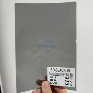 Film teinté pour vitres SD-BLACK 35 Nano Coating anti-rayures, protection UV, couleur personnalisée, <span class=keywords><strong>prix</strong></span> usine. - Product Image 4