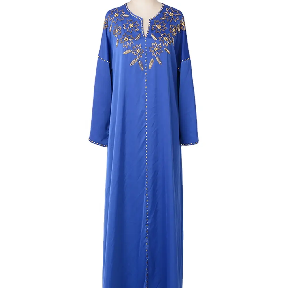 Abaya ดูไบตุรกีสีทึบผ้า 2024 ธรรมดารัดรูป Kaftan เสื้อผ้าอิสลาม Abaya ชุดมุสลิมธรรมดา